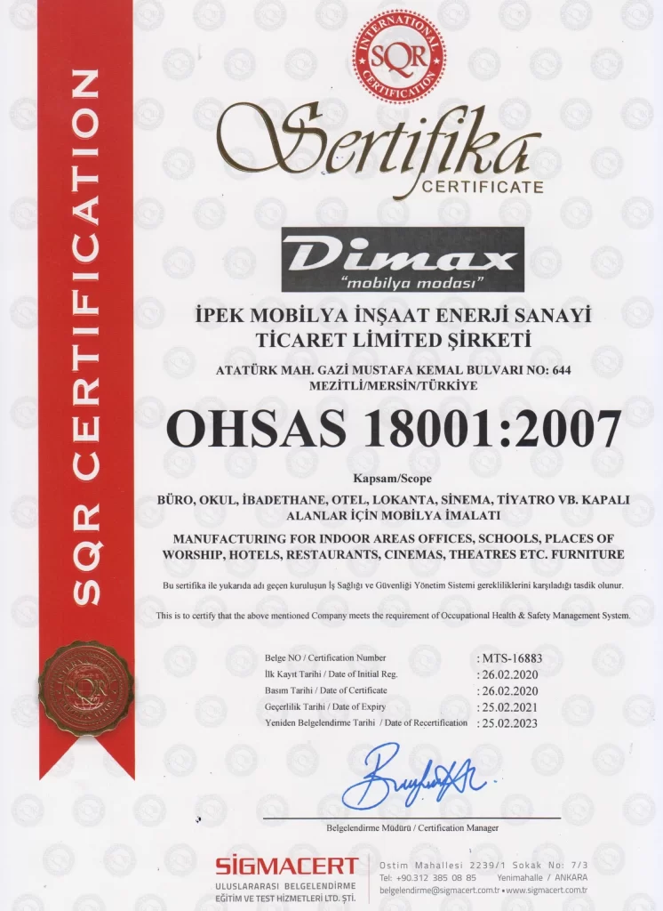 Dimax High Quality Project Furniture Supplier