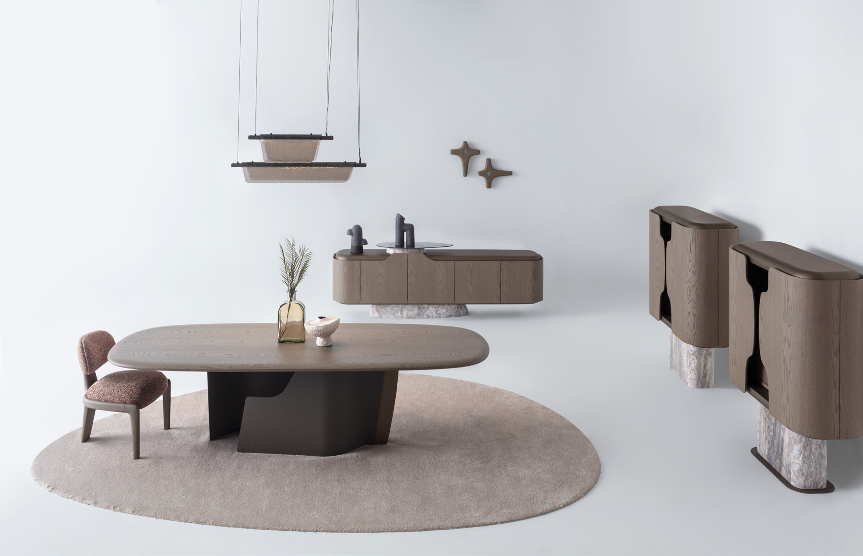 Wogg Dining Room Furniture including table and sideboard.