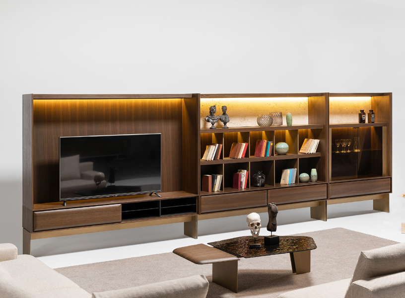 Era Modern TV Unit arranged in living room.