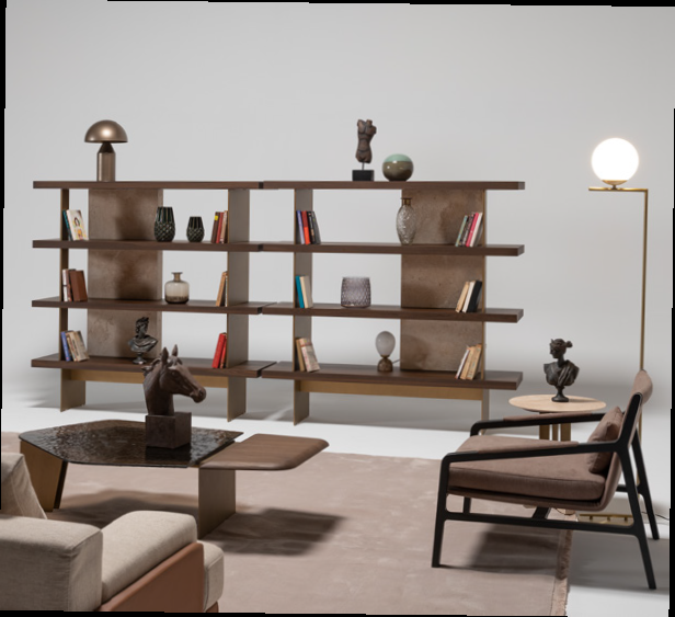 Era Modern TV Unit featuring shelves and storage.