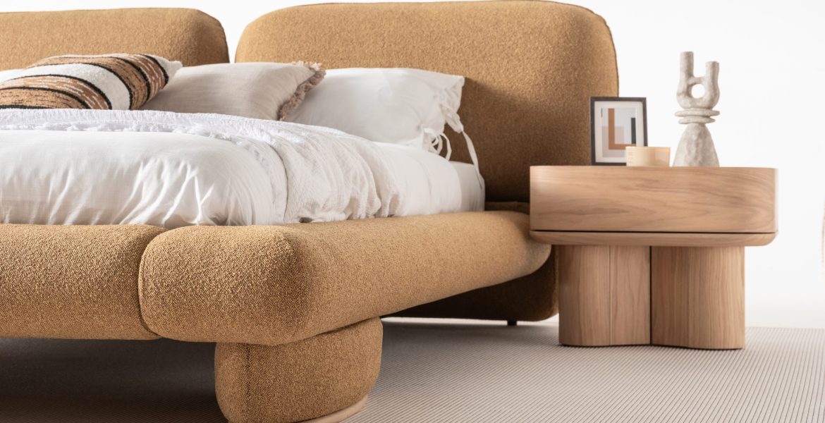 Lumo Bedroom Furniture Collection featuring bed and nightstands.