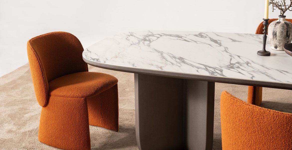 Metropol Dining Room Furniture featuring wooden drawers.