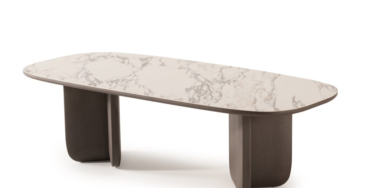 Contemporary dining room furnioture sideboard with smooth lacquered finish.