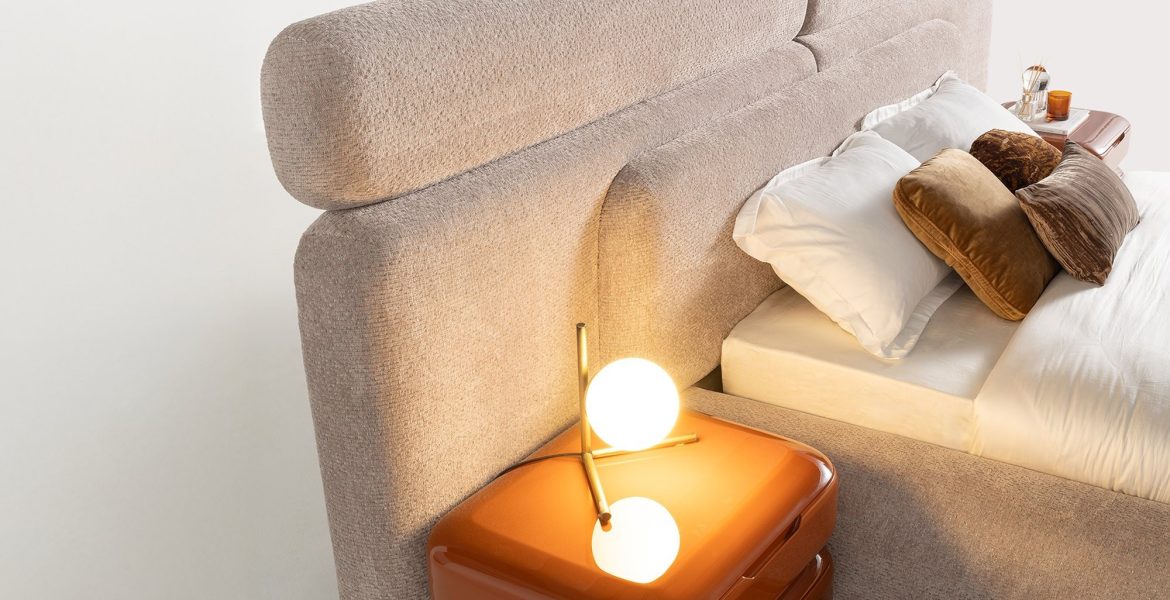 Metropol Best Bedroom Furniture featuring bed and nightstands.
