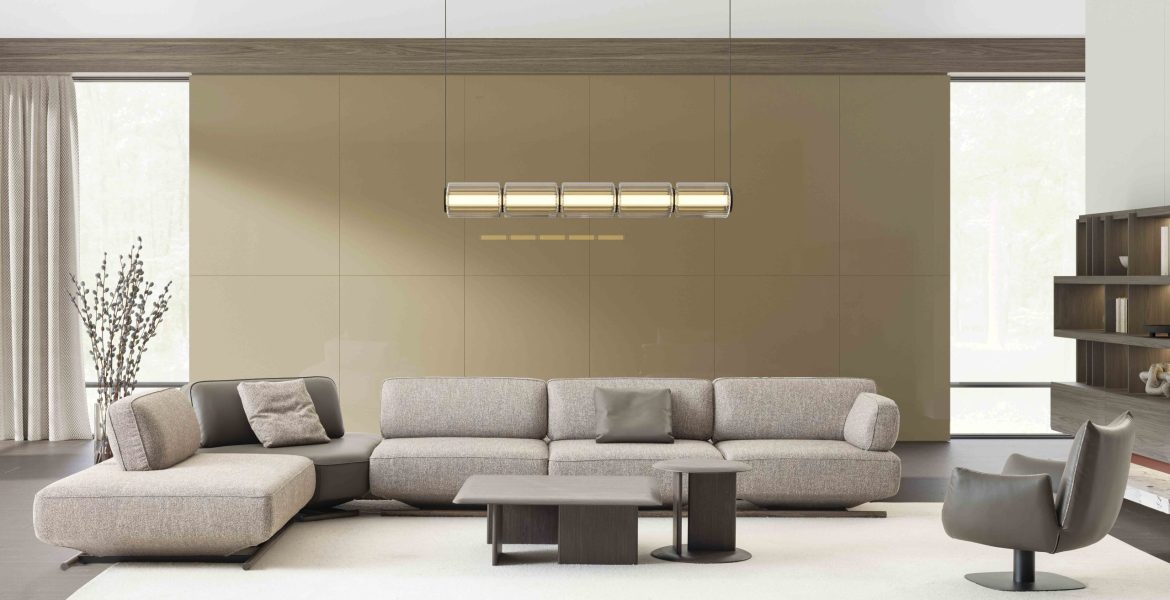 Elegant sofa from Mila collection.