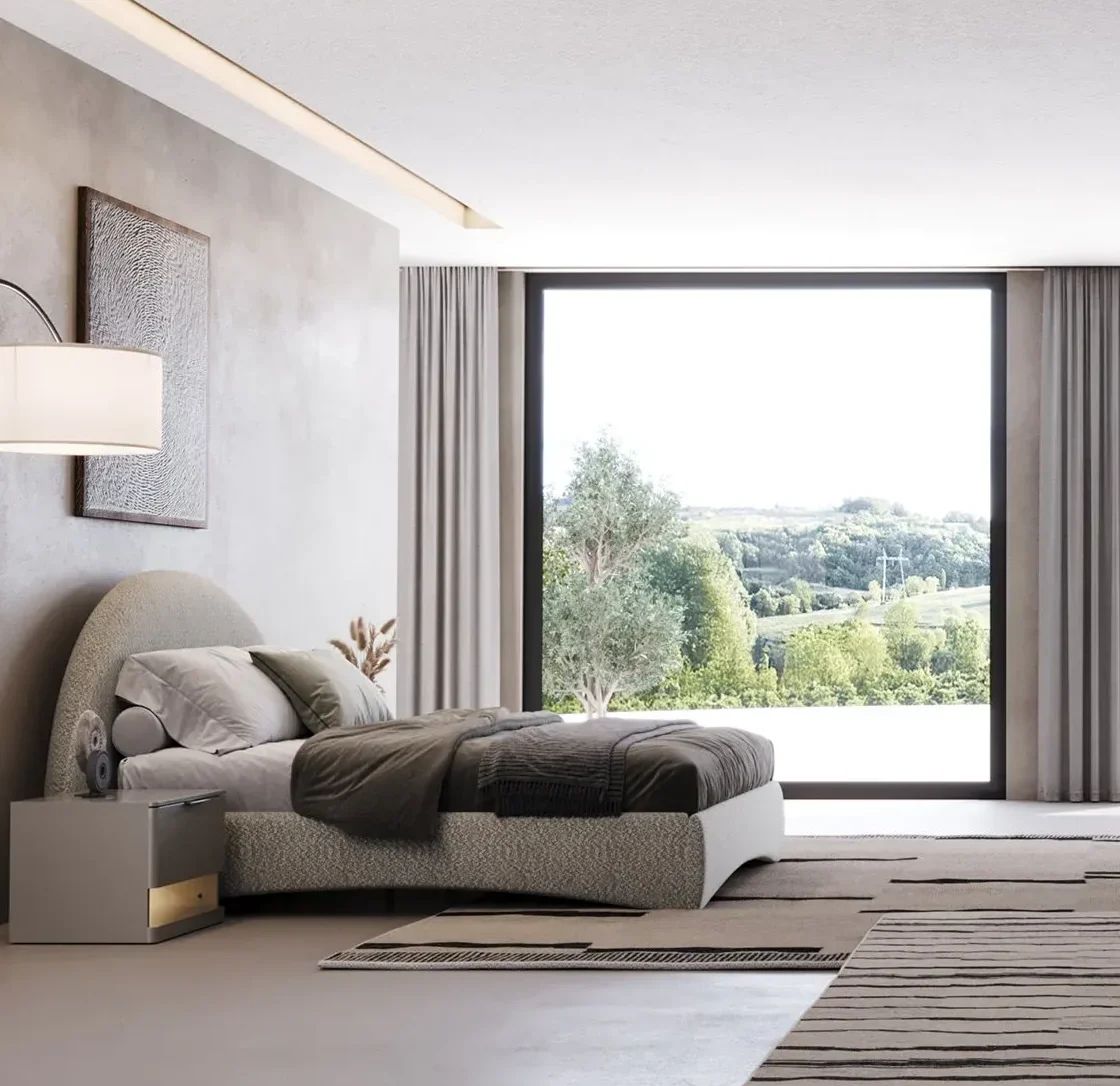 Moon Bedroom Furniture featuring bed and nightstand.