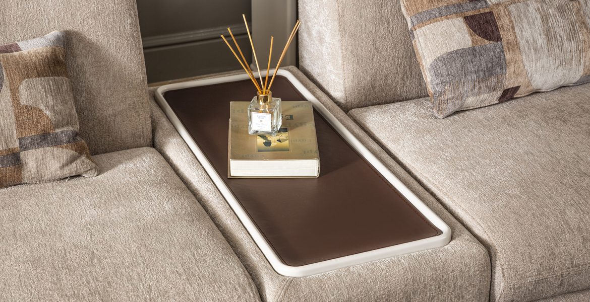Best modular Corner sofa paired with round coffee tables.