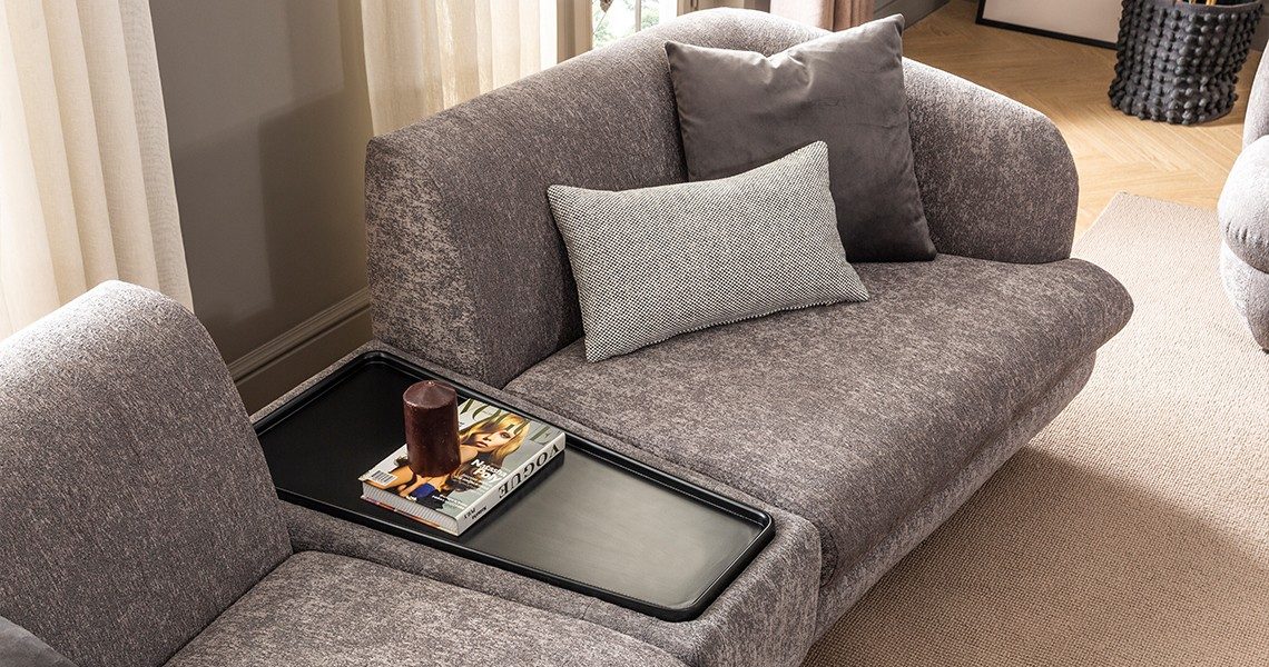 Modern coffee table with clean lines.