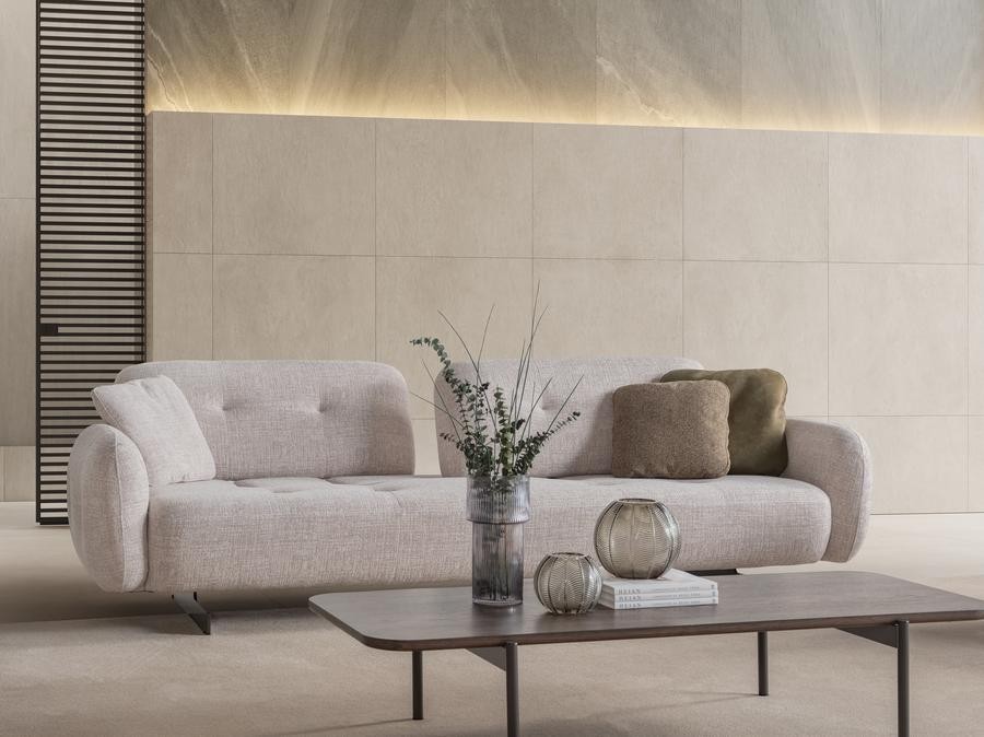 Soho Sofa set Living Room Furniture set with neutral tones.