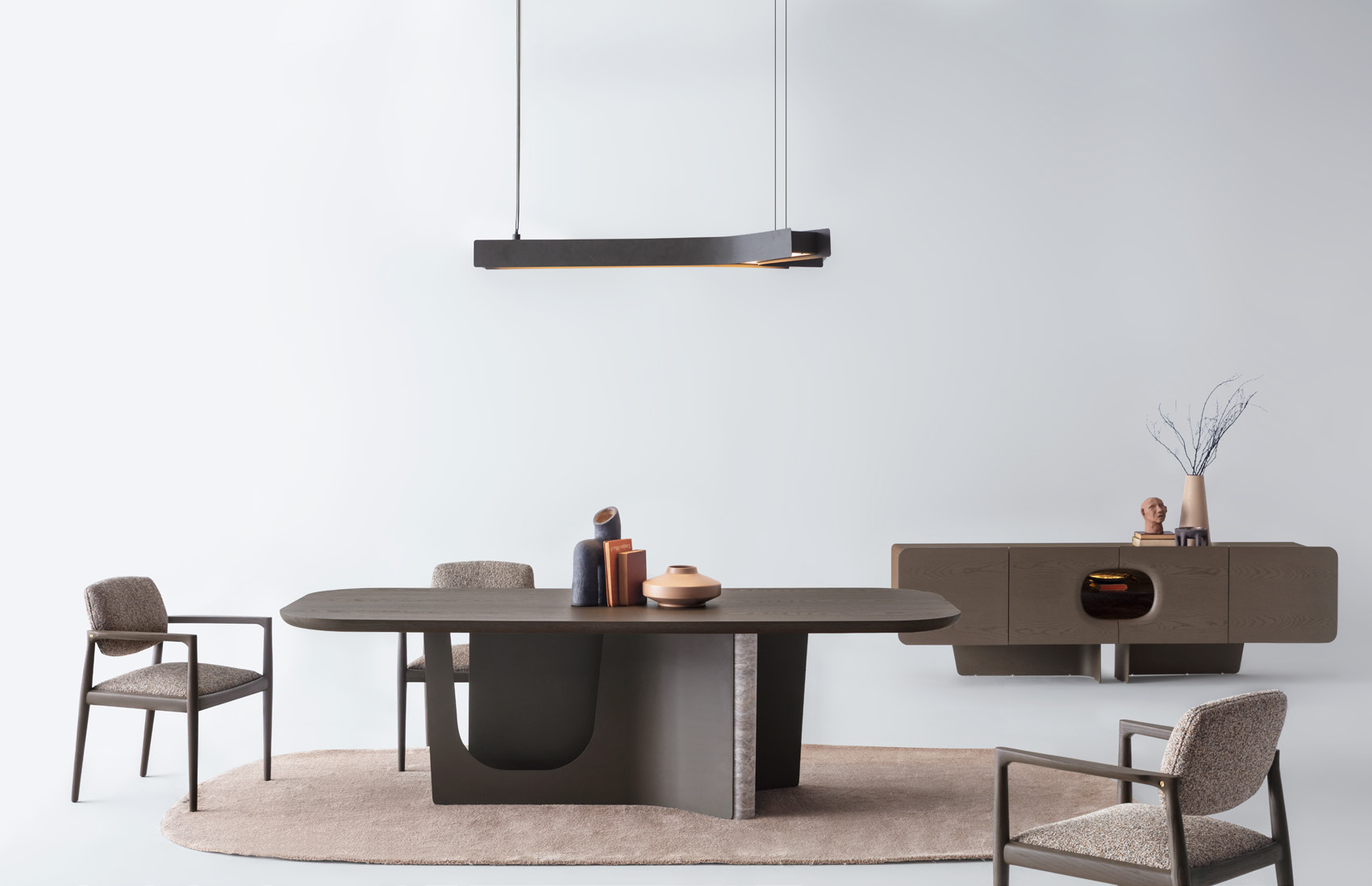 Bold Dining Room Furniture featuring table and chairs