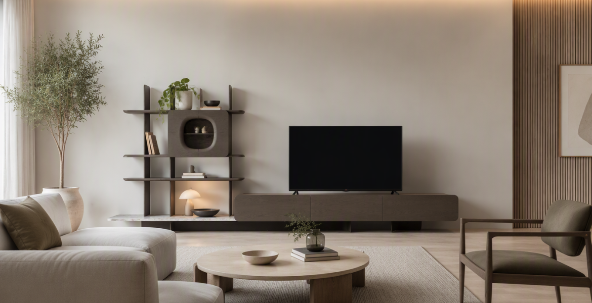 Bold TV unit by Dimax, Dubai furniture company and FF&E contractor