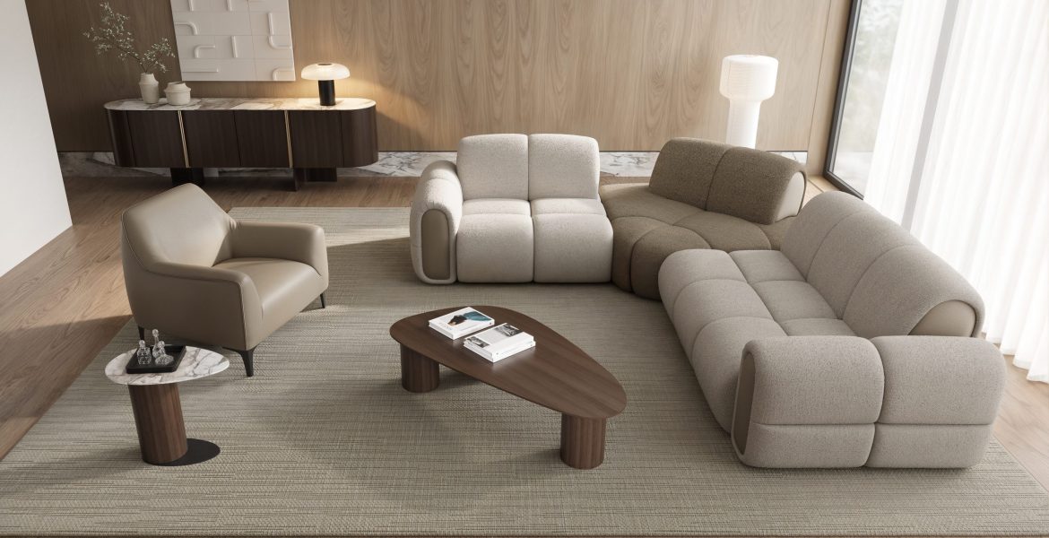 Elegant sofa from Buma collection.