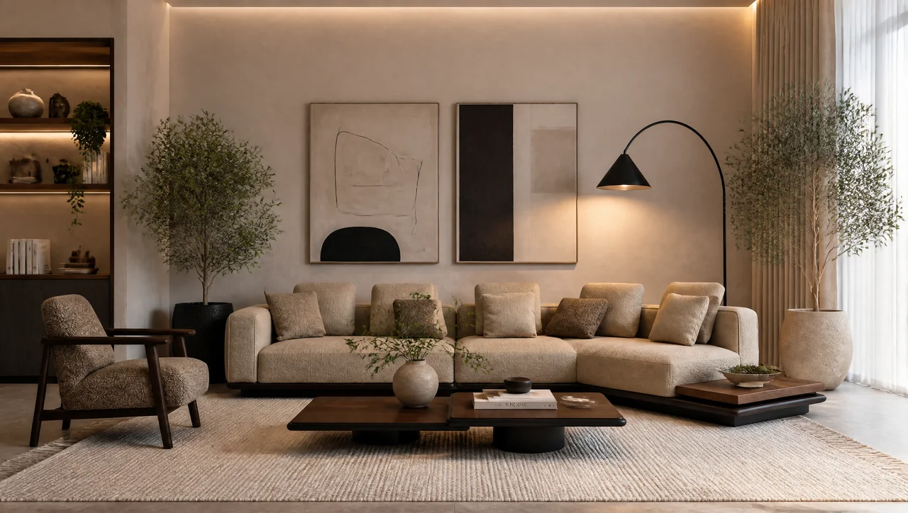 Modular Modern Corner Sofa from Dimax Turkish Furniture Contractor