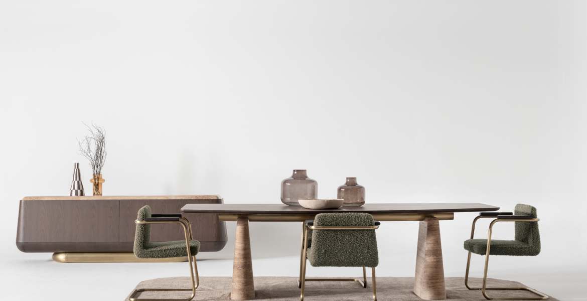 Eden Dining Room Furniture featuring table and sideboard.