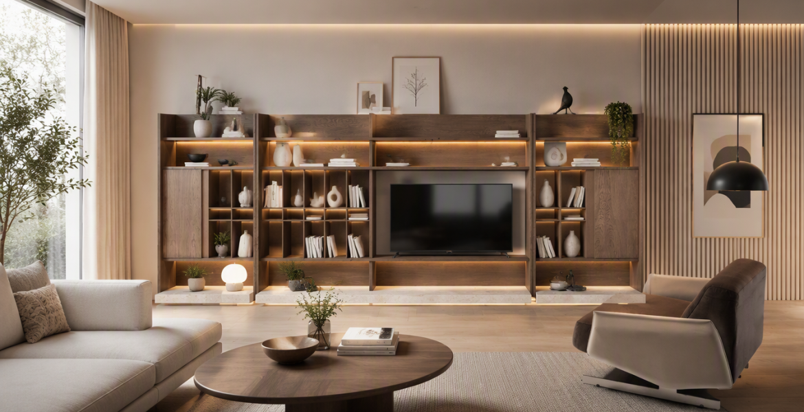 Edessa TV console from Dimax, hotel furnishing contractor in Dubai