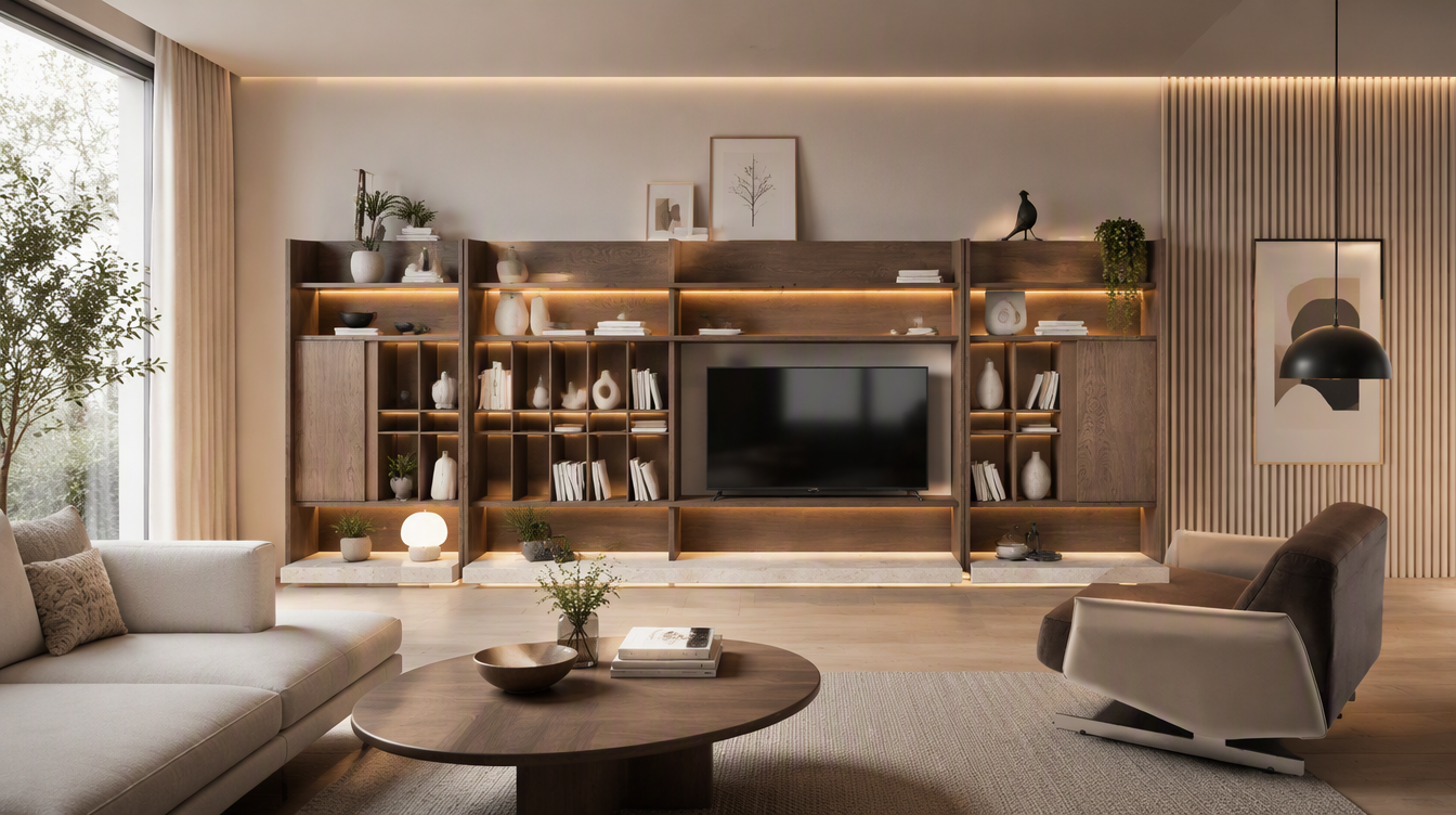 Edessa TV console from Dimax, hotel furnishing contractor in Dubai