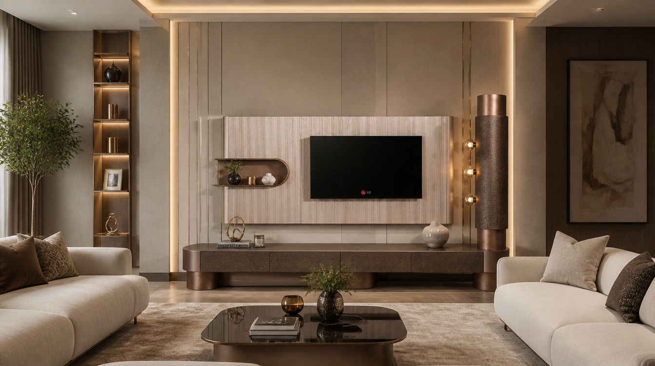 Patara TV unit by Dimax, Dubai furniture company and FF&E contractor