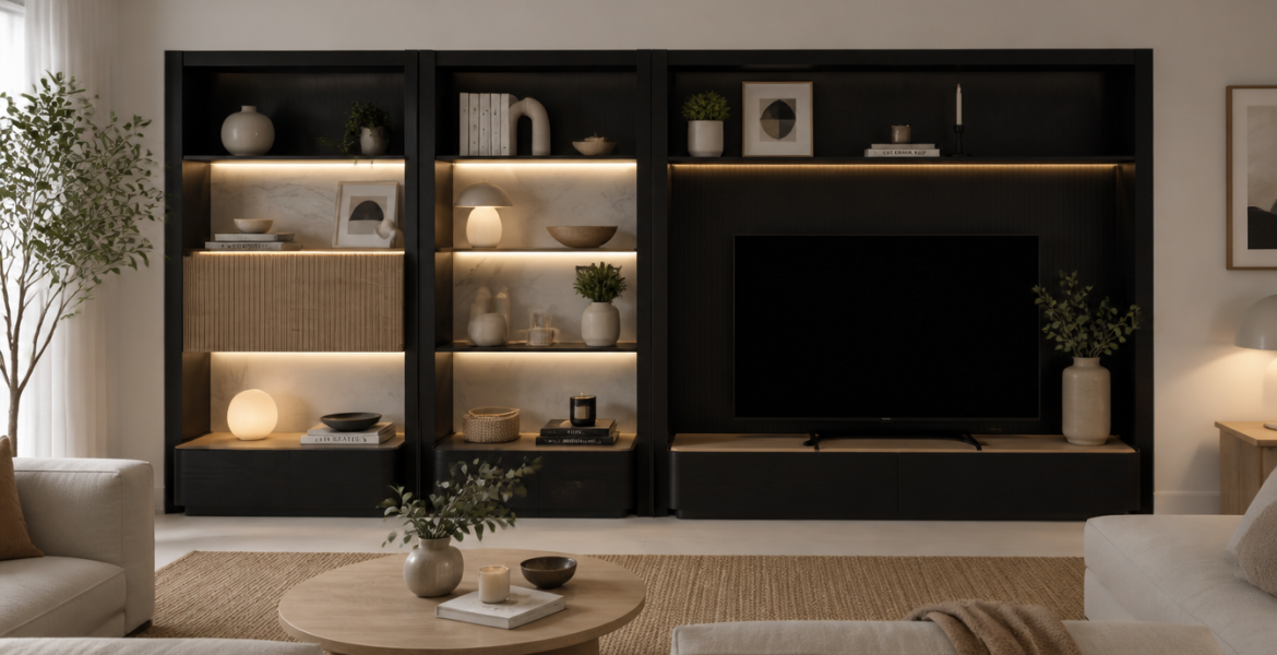 Petra TV unit by Dimax, Dubai furniture company and FF&E contractor