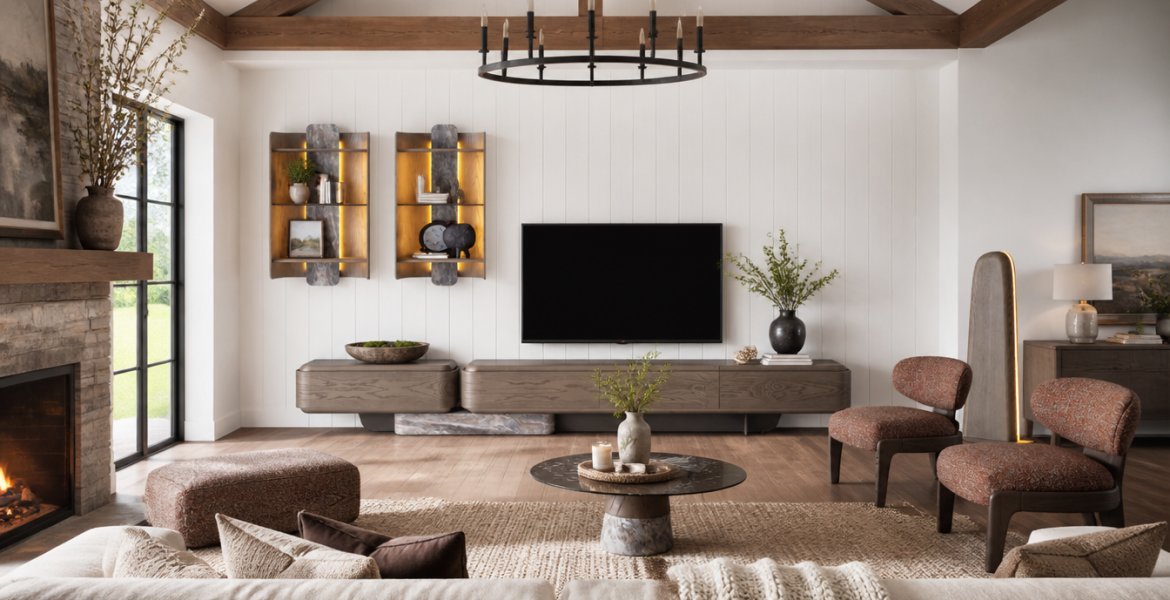 Minimalist WOGG TV unit with clean design