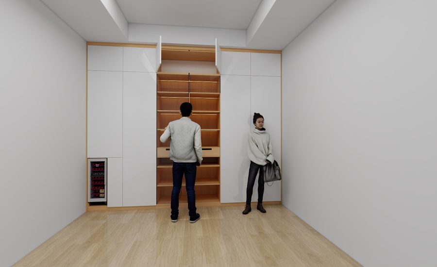 Upgrade your bedroom with bespoke storage solutions that reflect your personality while keeping everything perfectly organized.