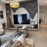 Designer TV console available in hundreds of customizable styles and finishes