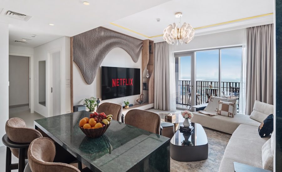 Modern entertainment unit custom made to match your interior design style